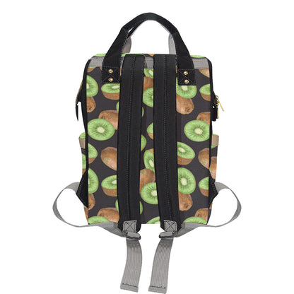 Kiwi Pattern Print Design KW03 Diaper Bag Backpack