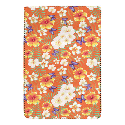 Tropical Flower Pattern Print Design TF027 Women's Trifold Wallet