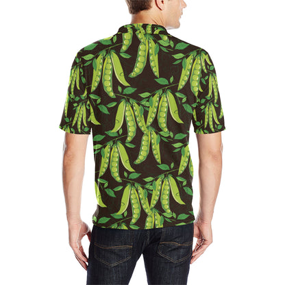 Peas Pattern Print Design A03 Men Polo Shirt