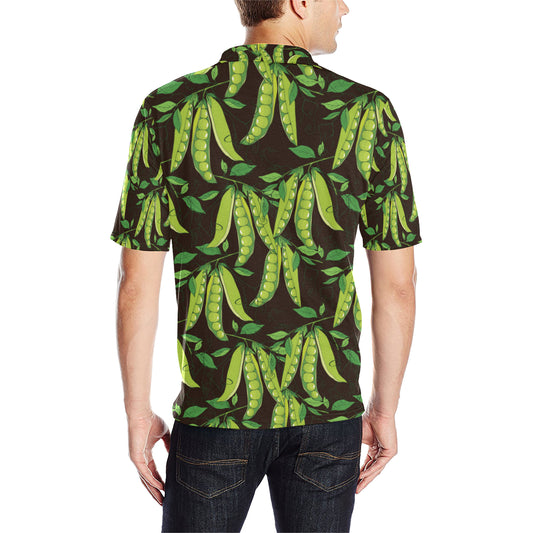 Peas Pattern Print Design A03 Men Polo Shirt