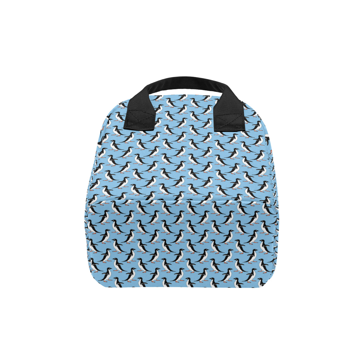 Penguin Dance Pattern Insulated Lunch Bag