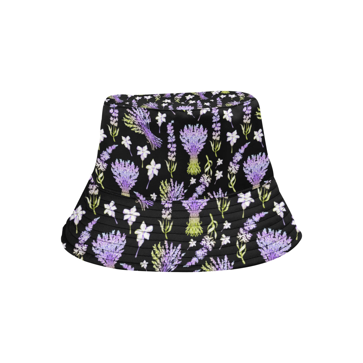 Lavender Pattern Print Design LV04 Unisex Bucket Hat