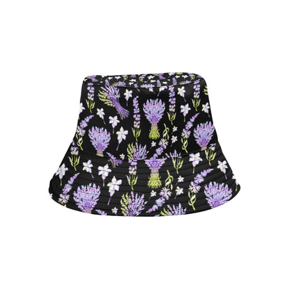 Lavender Pattern Print Design LV04 Unisex Bucket Hat