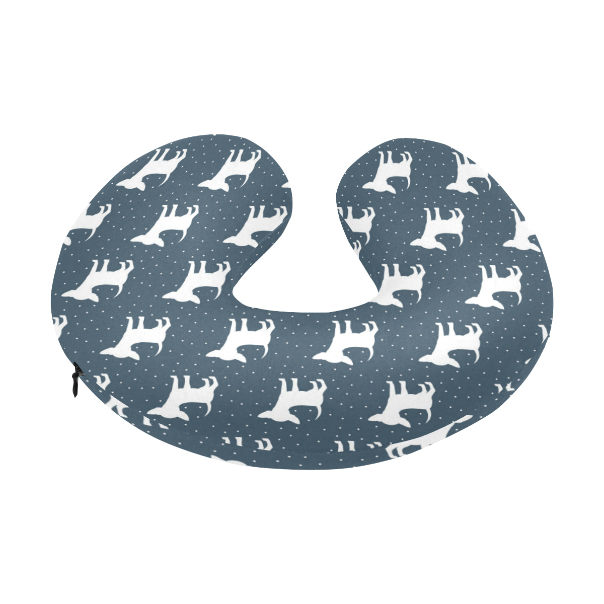 Chihuahua Pattern Print Design 03 U-Shaped Travel Neck Pillow