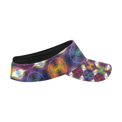 Chakra Eye Print Pattern Unisex Sun Visor
