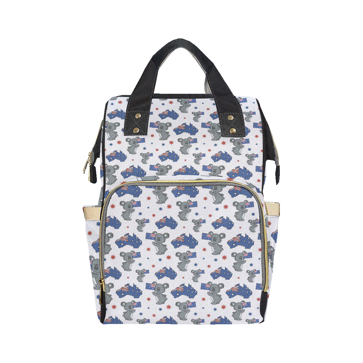Koala Australia Day Themed Design Diaper Bag Backpack