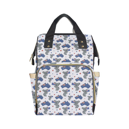 Koala Australia Day Themed Design Diaper Bag Backpack