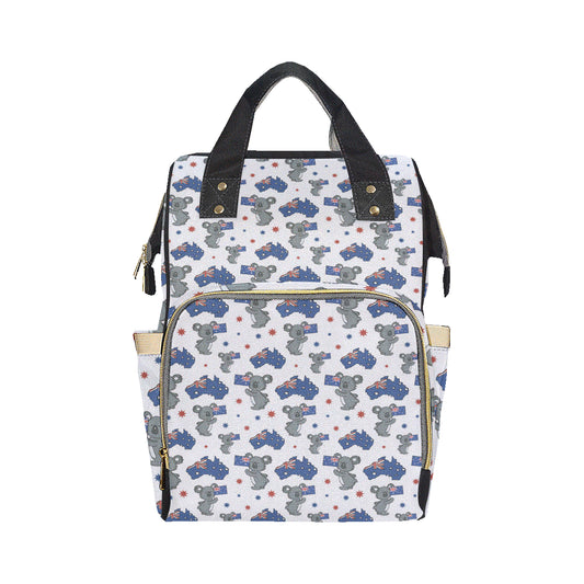 Koala Australia Day Themed Design Diaper Bag Backpack