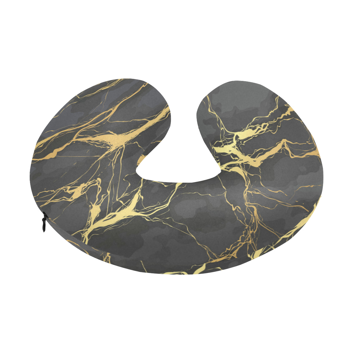 Marble Pattern Print Design 02 U-Shaped Travel Neck Pillow