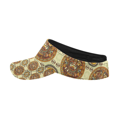 Calendar Aztec Themed Print Pattern Unisex Sun Visor