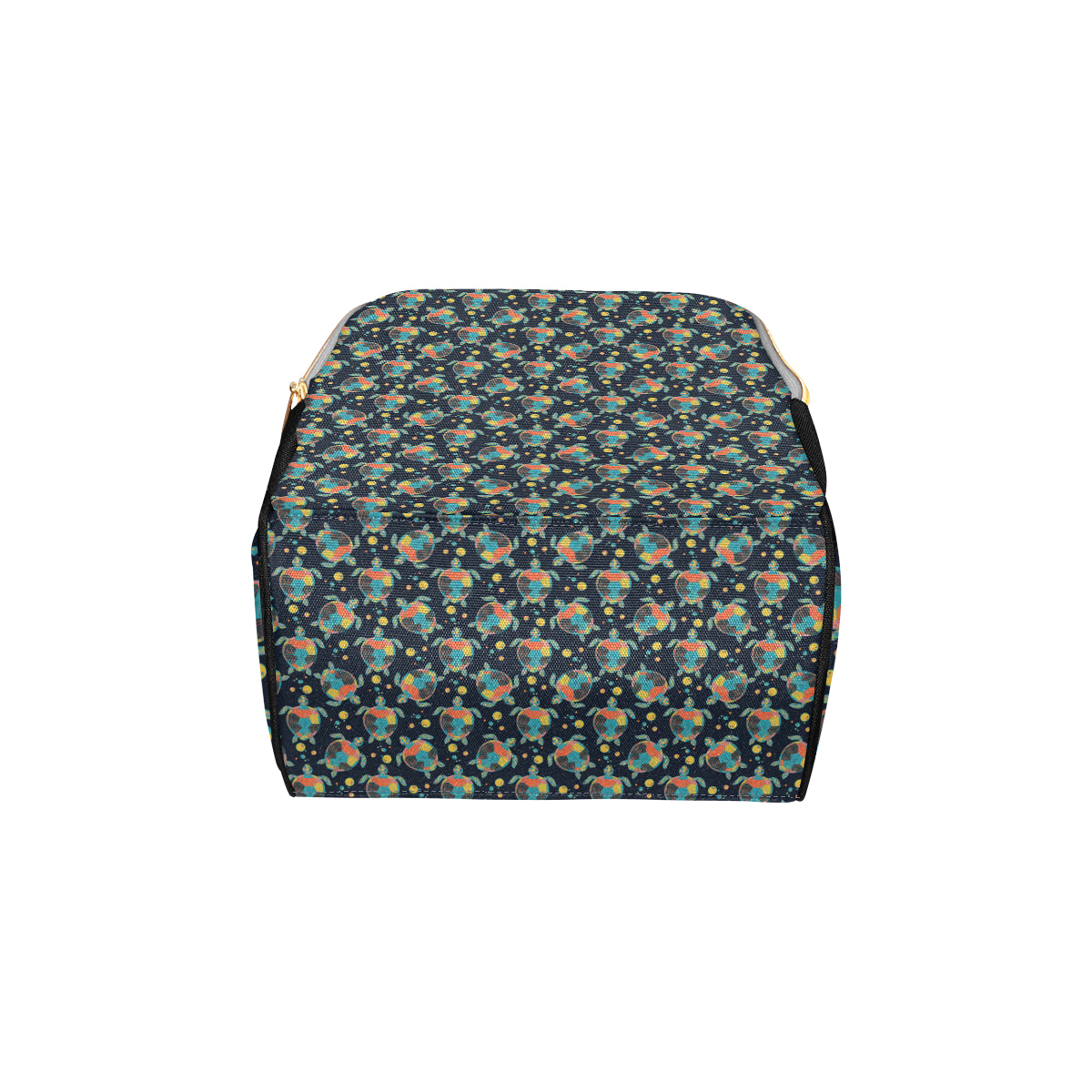 Sea Turtle Colorful with bubble Print Diaper Bag Backpack