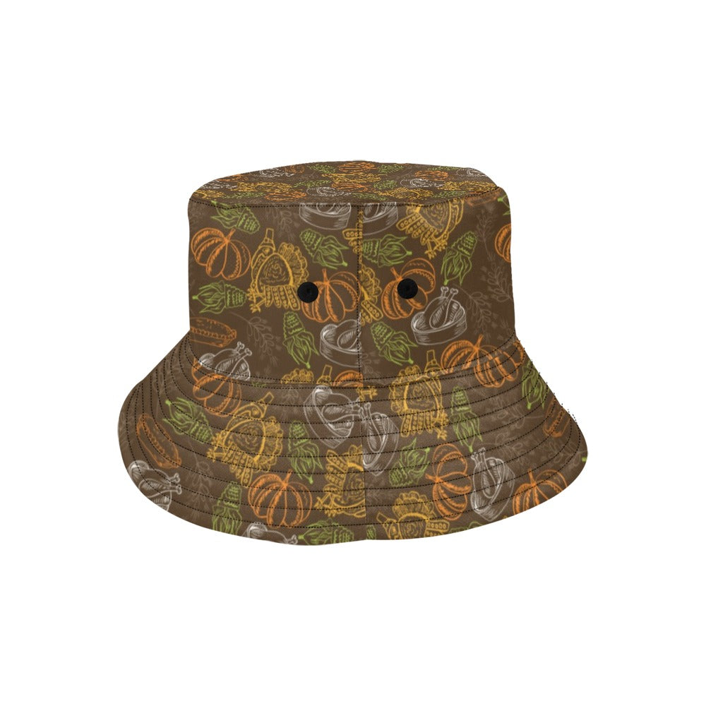 Thanksgiving Print Design LKS301 Unisex Bucket Hat