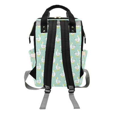 Goose Print Design LKS404 Diaper Bag Backpack