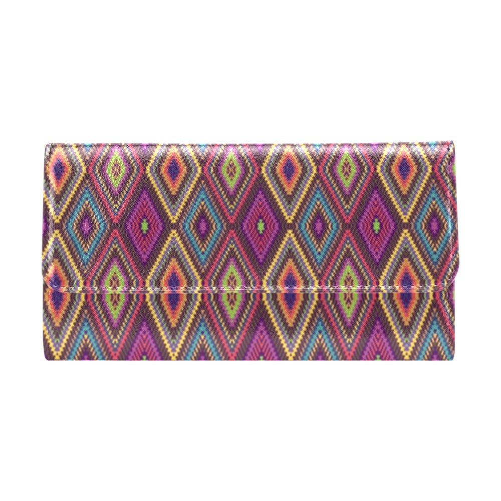 Southwestern Print Women's Trifold Wallet
