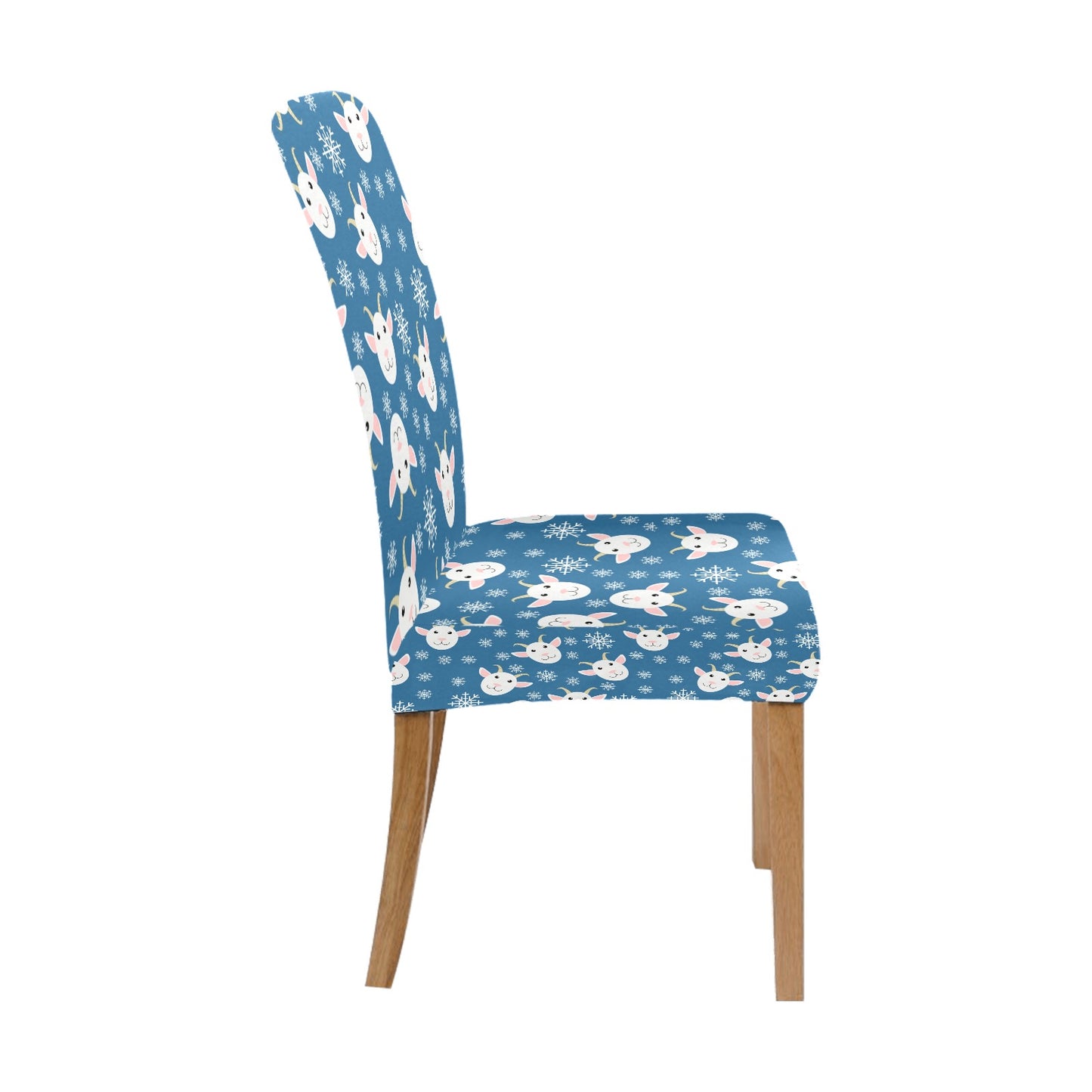 Goat Print Design LKS402 Dining Chair Slipcover