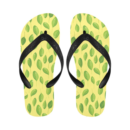 Spinach Print Design LKS302 Flip Flops