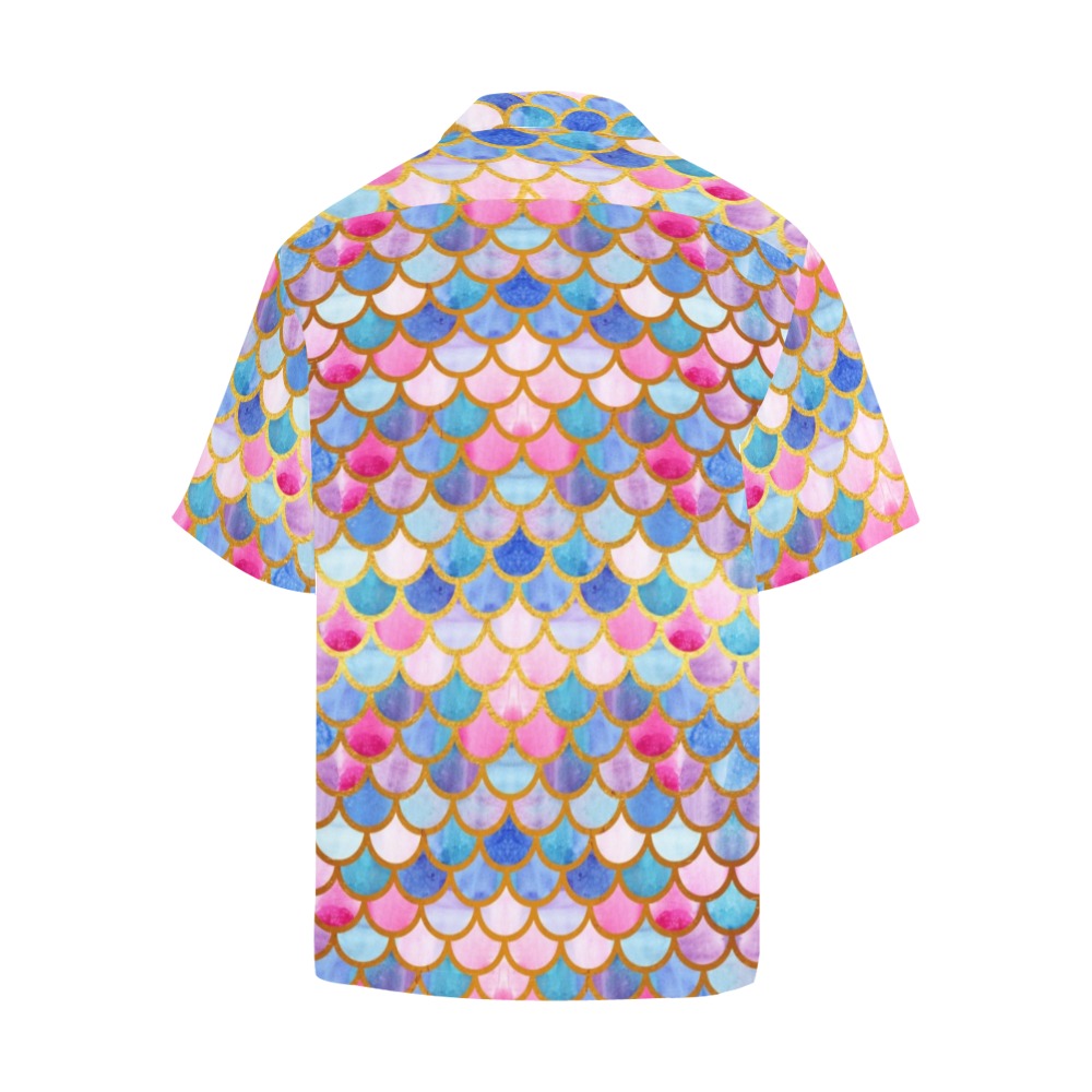 Scales Print Design LKS401 Men's Men's Hawaiian Shirt