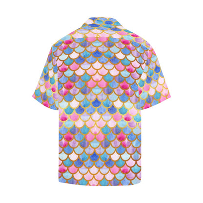 Scales Print Design LKS401 Men's Men's Hawaiian Shirt