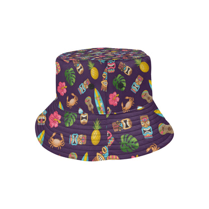 Hawaiian Themed Pattern Print Design H024 Unisex Bucket Hat
