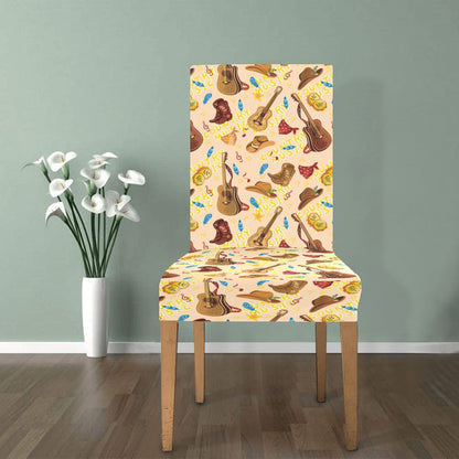 Western Lifestyle Print Design LKS303 Dining Chair Slipcover