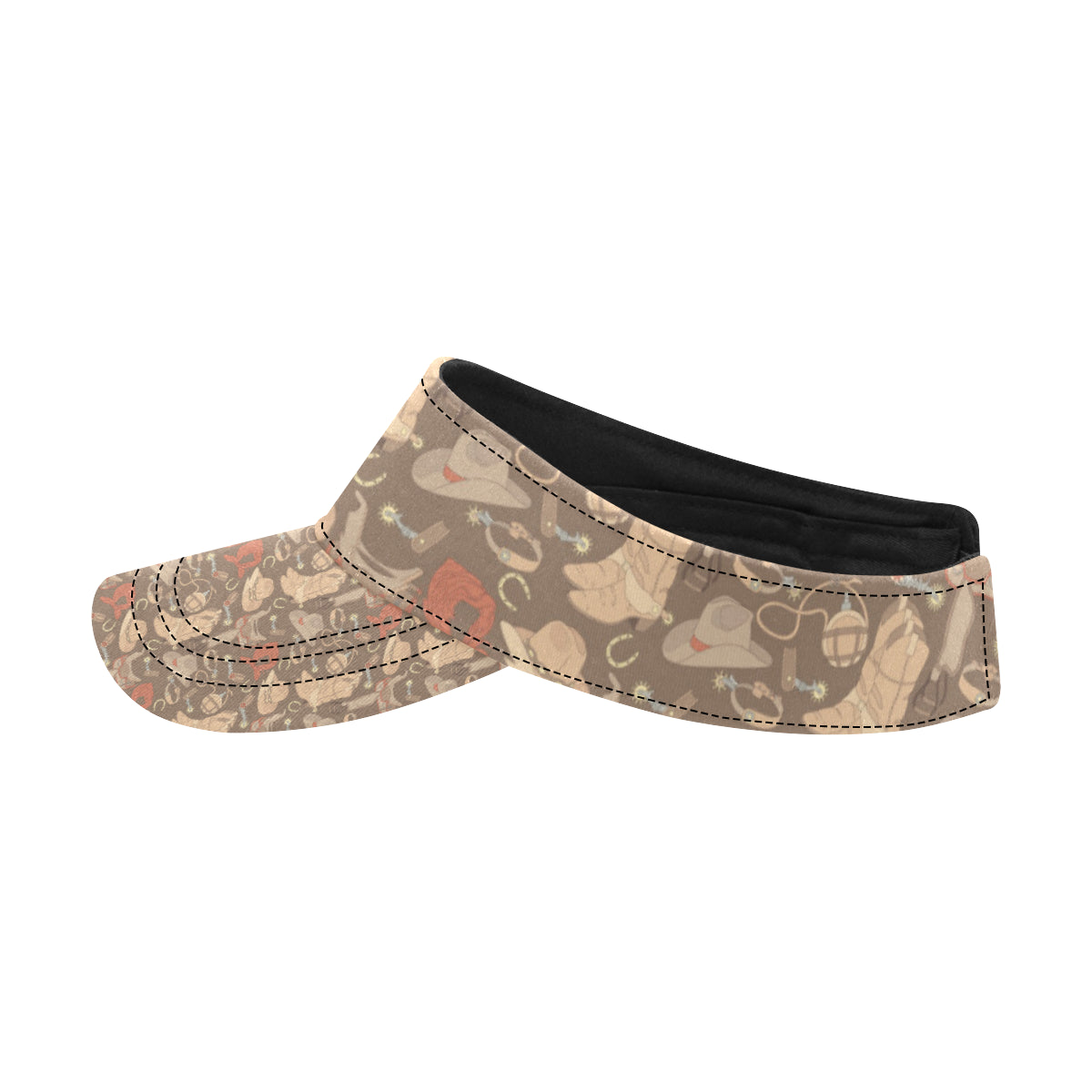 Cowboy Pattern Print Design 02 Unisex Sun Visor