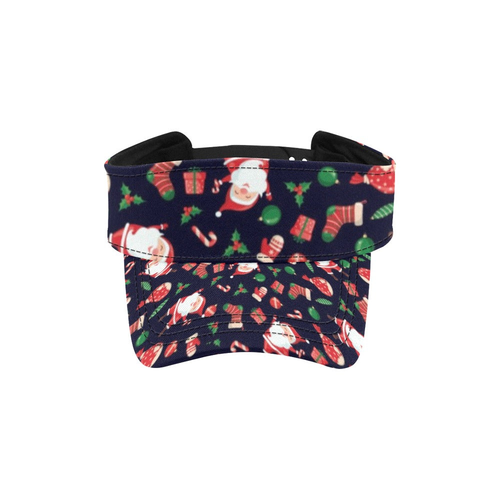 Santa Christmas Themed Print Design LKS304 Unisex Sun Visor