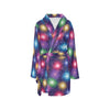 Firework Colorful Print Design LKS301 Women's Fleece Robe