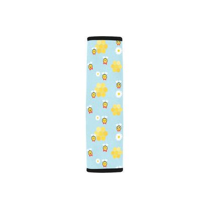 Bee Cute Print Design LKS304 Car Seat Belt Cover
