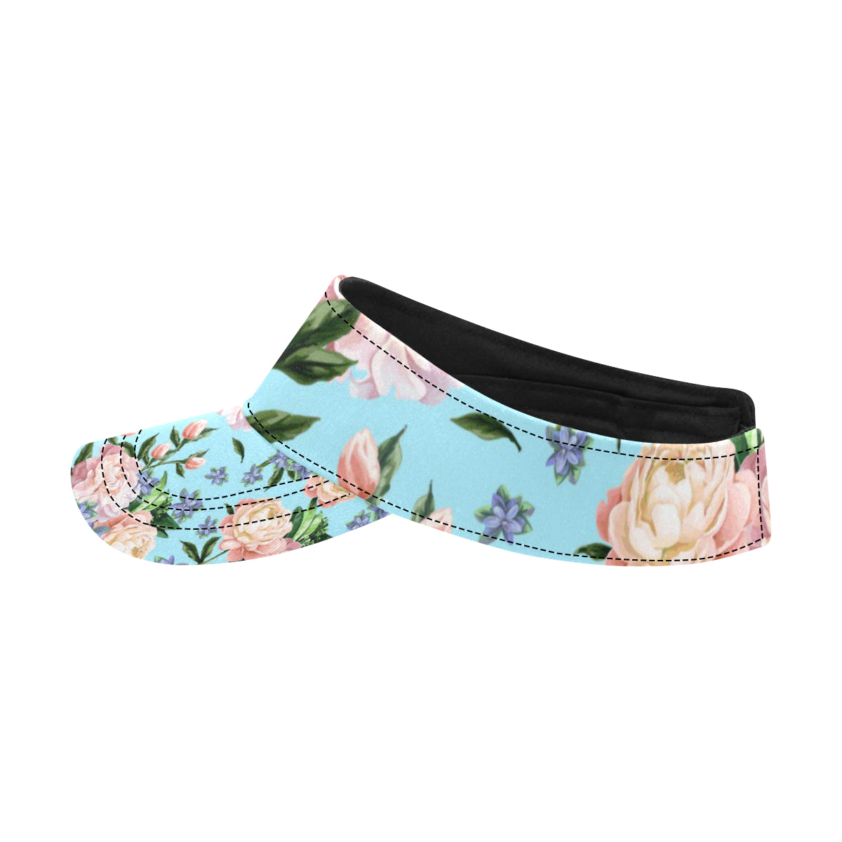 Peony Pattern Print Design PE02 Unisex Sun Visor