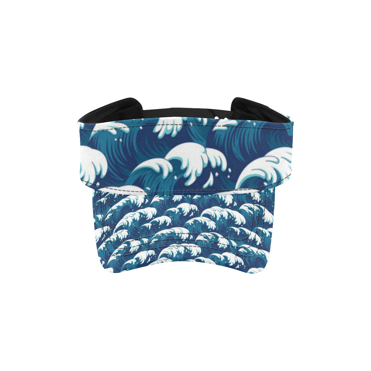 Ocean Wave Pattern Print Unisex Sun Visor