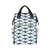 Killer Whale Pattern Print Design 01 Diaper Bag Backpack