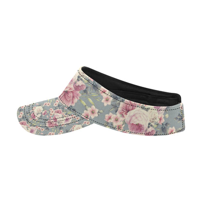 Peony Pattern Print Design PE05 Unisex Sun Visor