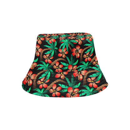 Hawaiian Themed Pattern Print Design H022 Unisex Bucket Hat