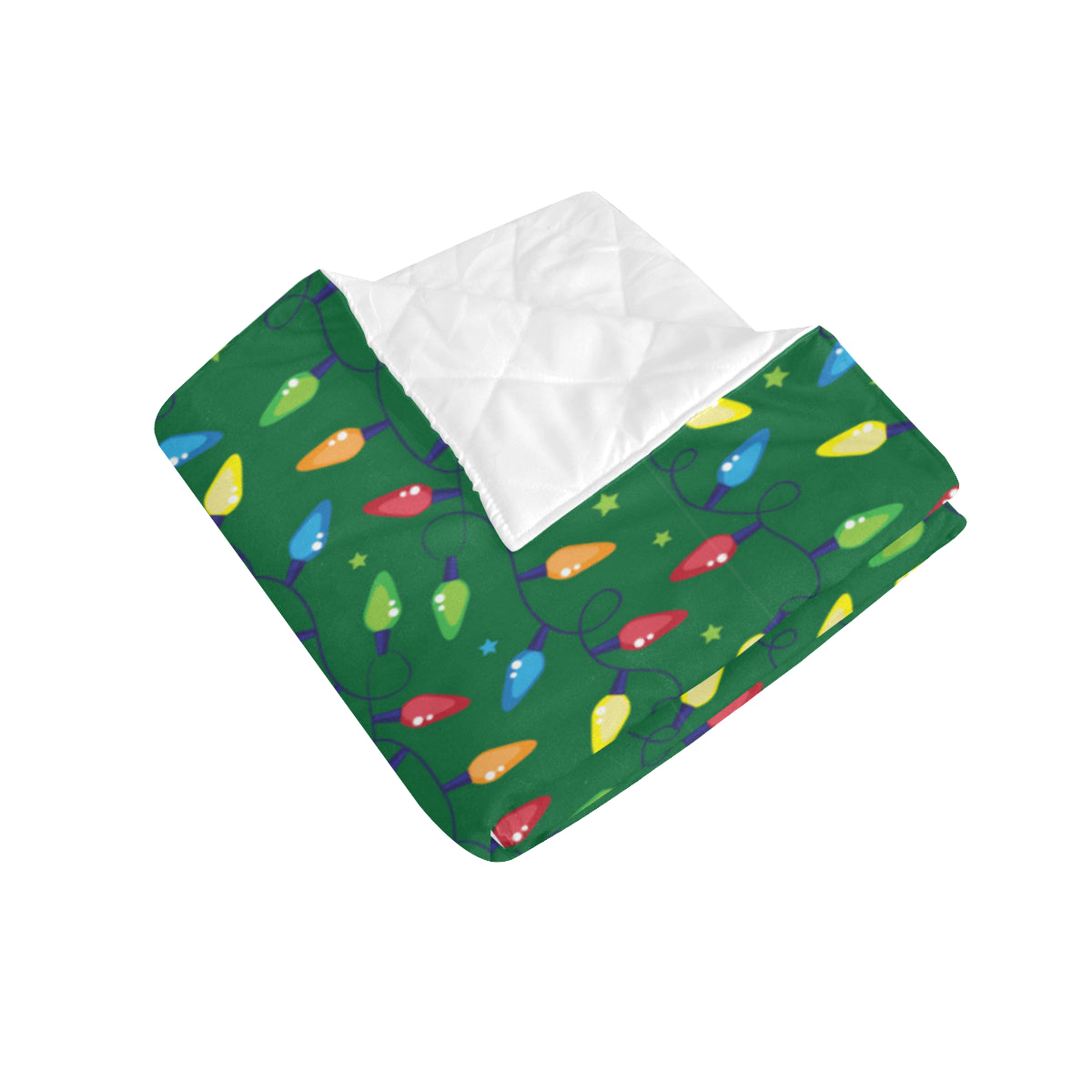 Christmas Light Pattern Print Design 02 Premium Quilt