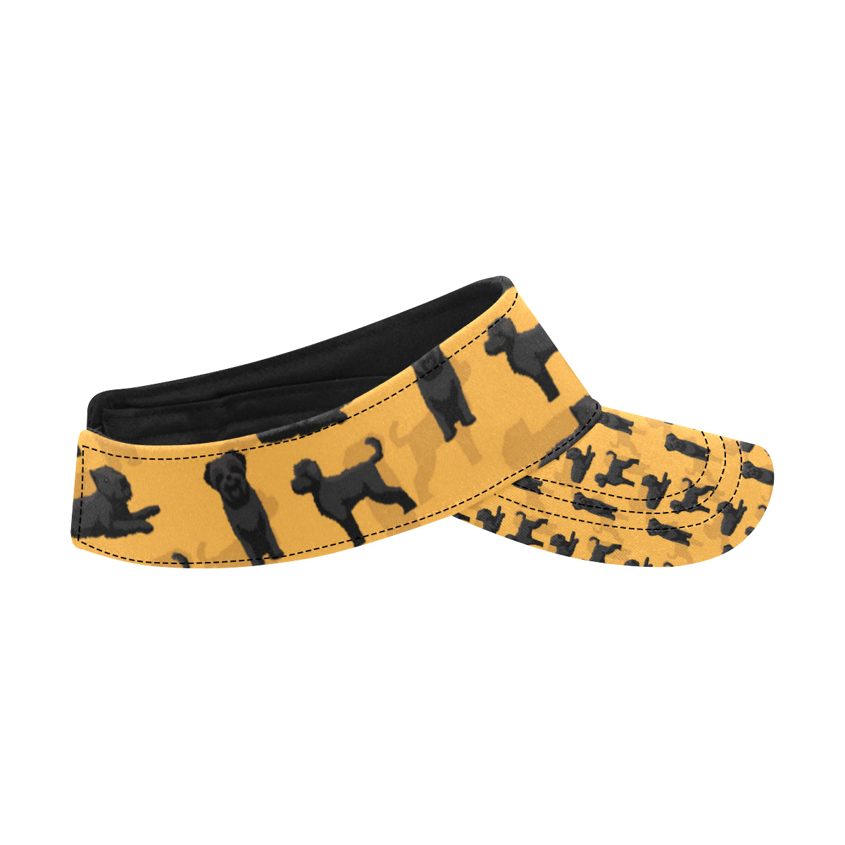 Bouviers des Flandres Pattern Print Design 01 Unisex Sun Visor