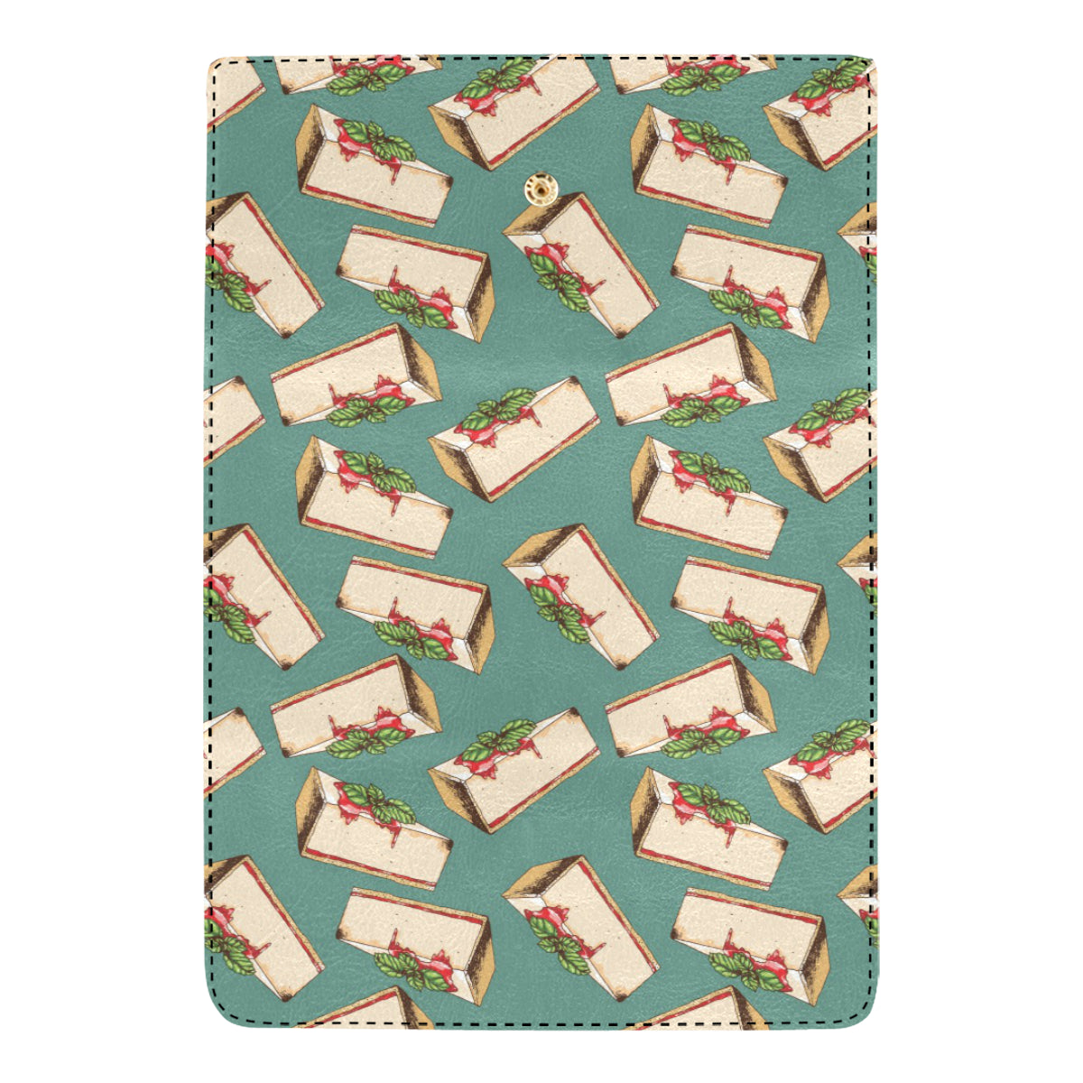 Cheesecake Pattern Print Design CK02 Women's Trifold Wallet