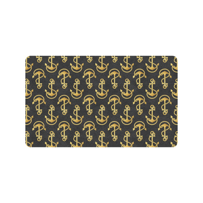 Anchor Gold Pattern Rubber Doormat
