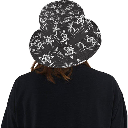 Palm Tree Pattern Print Design PT02 Unisex Bucket Hat