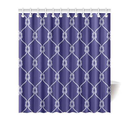 Rope Pattern Print Design A03 Shower Curtain