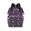 Creepy Zombie Print Design LKS302 Diaper Bag Backpack