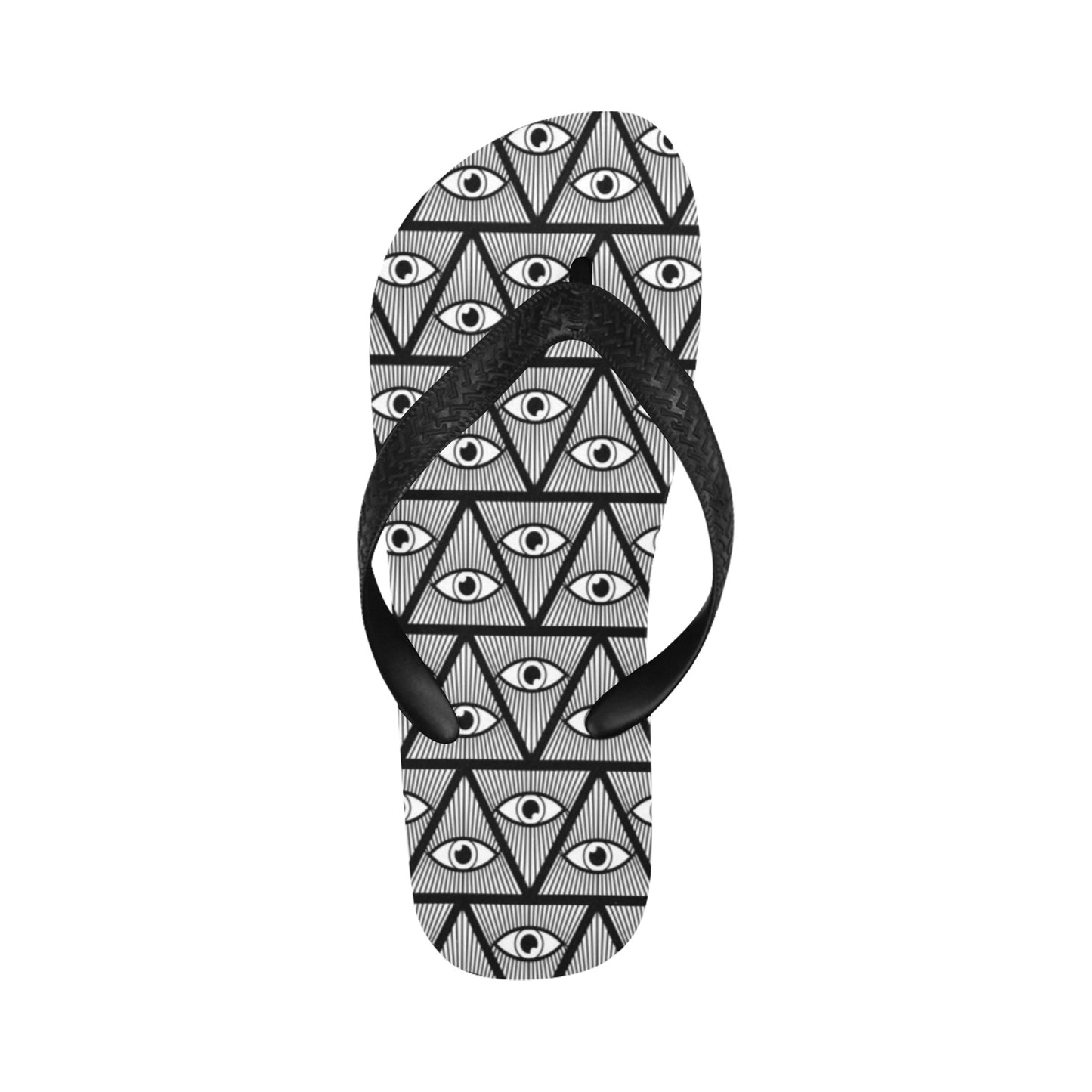 Third Eye Pattern Print Design LKS304 Flip Flops