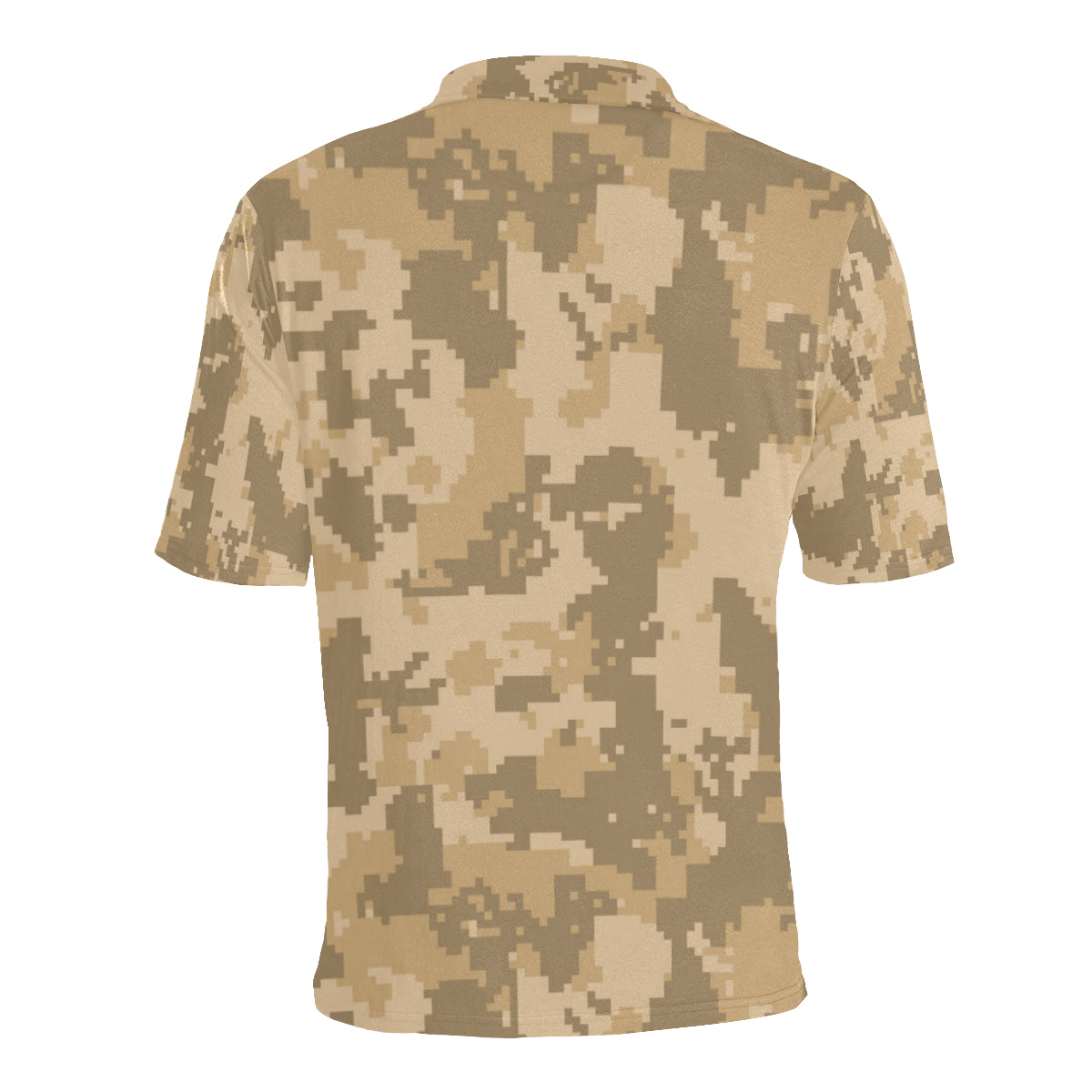ACU Digital Desert Camouflage Men Polo Shirt
