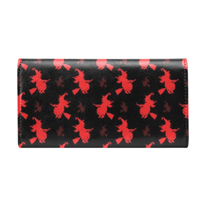 Witch Print Design LKS308 Women's Trifold Wallet