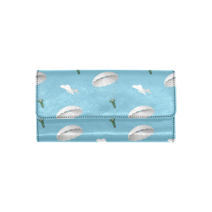 Paratrooper Pattern Print Design A02 Women's Trifold Wallet