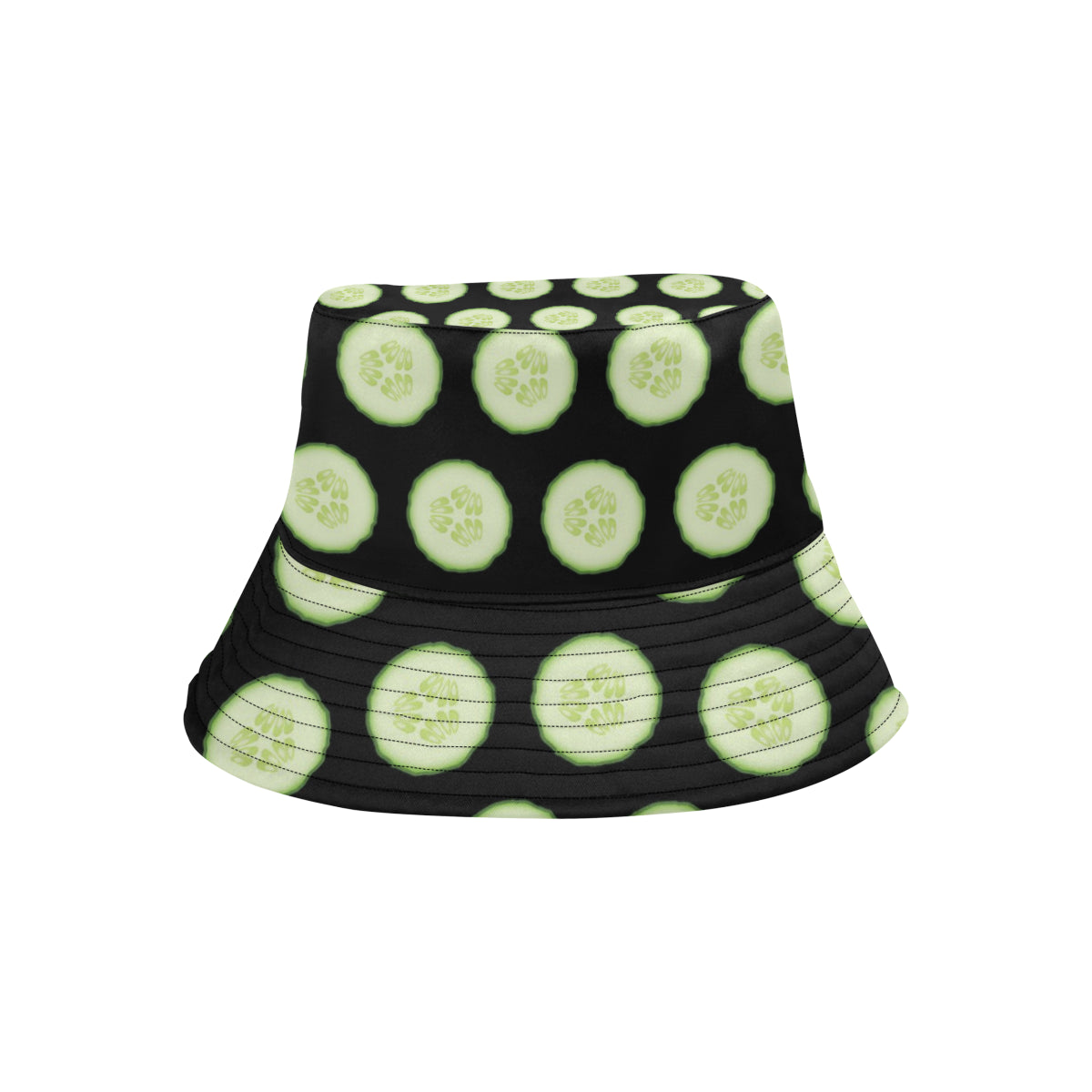 Cucumber Pattern Print Design CC02 Unisex Bucket Hat