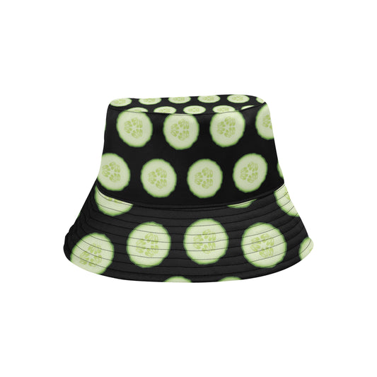 Cucumber Pattern Print Design CC02 Unisex Bucket Hat