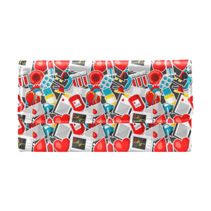 Phlebotomist Medical Themed Women's Trifold Wallet