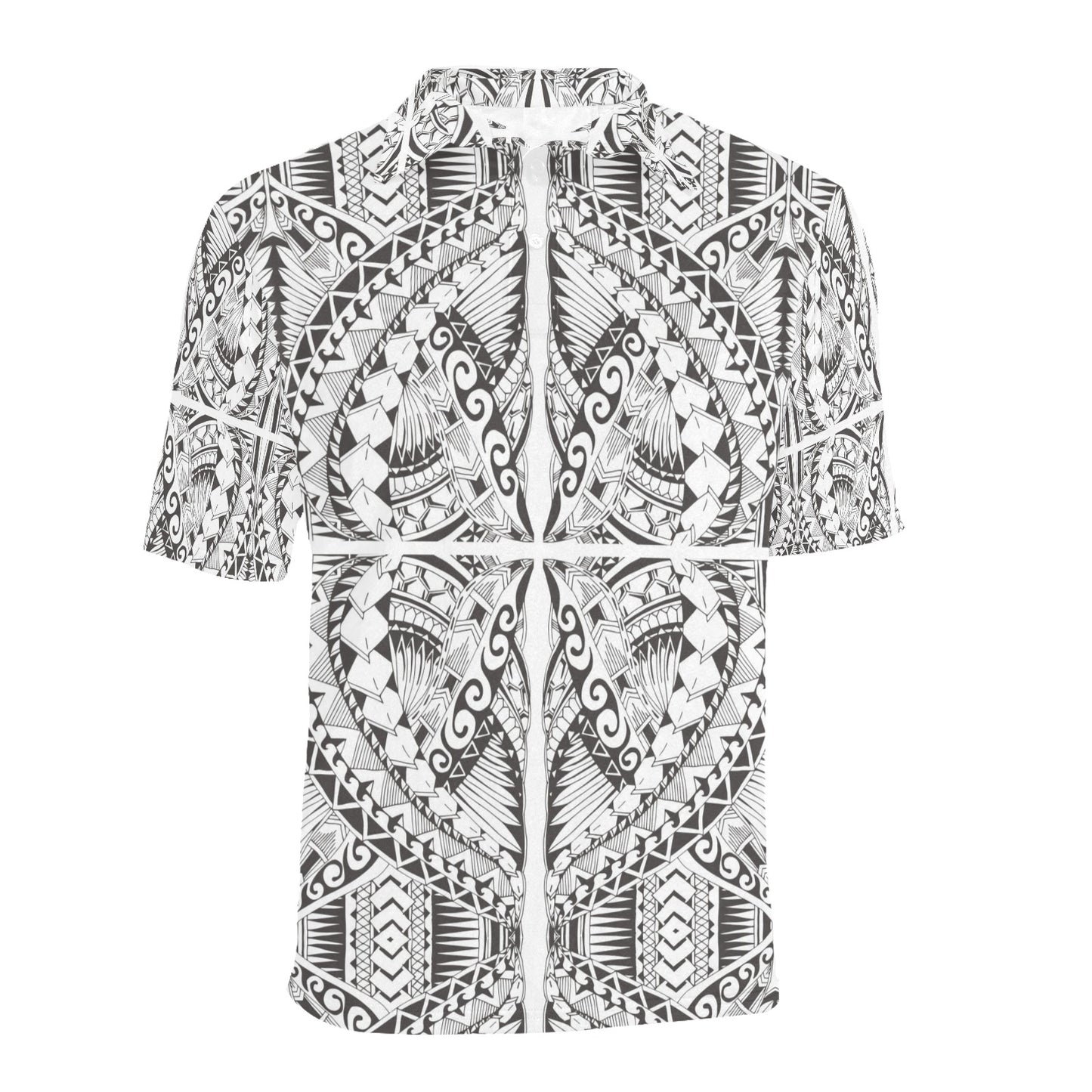 Samoan Style Print Design LKS301 Men Polo Shirt