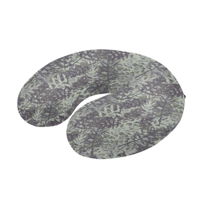 Camouflage Fern Pattern Print Design 05 U-Shaped Travel Neck Pillow
