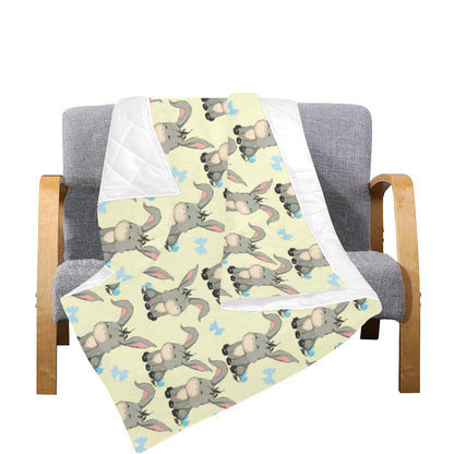 Donkey Baby Pattern Print Design 02 Premium Quilt
